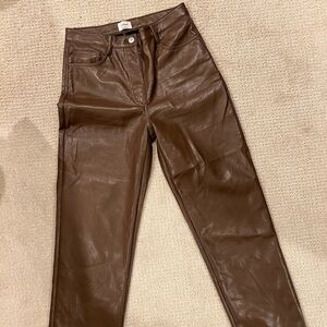 Aritzia Wilfred faux leather paint